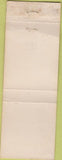 Matchbook Cover - Visalia Inn Motel CA WEAR orange