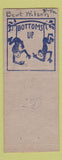 Matchbook Cover - Prater 24 Hour Service oil gas? Pinup BOBTAIL