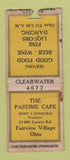 Matchbook Cover - Pastime Cafe Fairview Village OH WEAR BOBTAIL