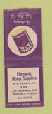 Matchbook Cover - Royal Triton oil gas Clements Roanoke VA BOBTAIL