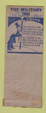 Matchbook Cover - Military Inn Starke FL pinup WORN BOBTAIL
