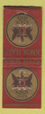 Matchbook Cover - Knox Hats Battlestein's Houston TX clothes BOBTAIL