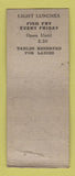 Matchbook Cover - Pearl's Cafe Cleveland OH WEAR BOBTAIL