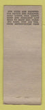Matchbook Cover - Bob's Bicycles Parma OH WEAR BOBTAIL