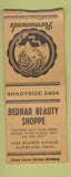 Matchbook Cover - Bednar Beauty Shoppe Salon Cleveland OH BOBTAIL