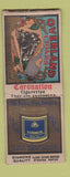 Matchbook Cover - Overland Cigars SS Pierce Pipe Tobacco DQ BOBTAIL