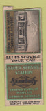Matchbook Cover - Shaw Bros oil gas Chicago? DQ WORN BOBTAIL