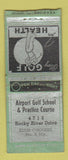 Matchbook Cover - Airport Golf School Rocky River OH? BOBTAIL