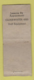 Matchbook Cover - Airport Golf School Rocky River OH? BOBTAIL