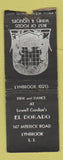 Matchbook Cover - El Dorado Restaurant Lynnwood LI NY BOBTAIL