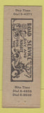 Matchbook Cover - Walther Bros Garage Clearfield PA pinup BOBTAIL