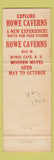 Matchbook Cover - Howe Caverns Cobleskill NY