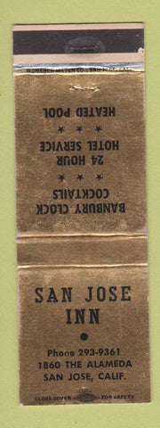 Matchbook Cover - San Jose Inn CA WEAR