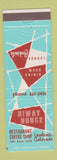 Matchbook Cover - Hiway House Loveland Colorado