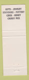 Matchbook Cover - H Bar B Western Gift Shop Loveland Colorado