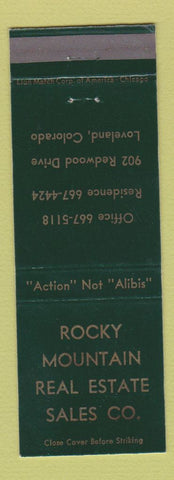 Matchbook Cover - Rocky Mountain Real Estate Loveland Colorado