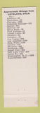 Matchbook Cover - Keller Moving Storage Allentown PA