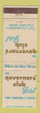 Matchbook Cover - Governors' Club Hotel Fort Lauderdale FL WEAR