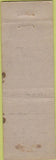 Matchbook Cover - Commerical Hotel Restaurant Sacramento CA WEAR
