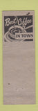 Matchbook Cover - Mary Jane Lee Sandwich Shop New York City WEAR