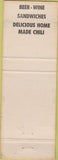 Matchbook Cover - Inn Between Cafe Valle Vista CA