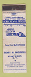 Matchbook Cover - Mercury Match Corp Henry Smolenski Stony Point NY WORN