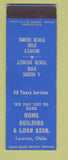 Matchbook Cover - Home Building and Loan Lawton OK SAMPLE