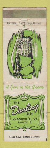 Matchbook Cover - The Darling Inn Lyndonville VT