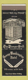 Matchbook Cover - George Washington Hotel Washington PA