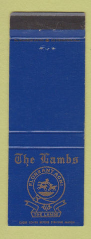 Matchbook Cover - The Lambs Floreantagni