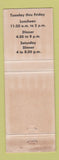 Matchbook Cover - Le Petit Restaurant Oakland CA WEAR