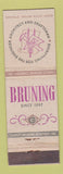 Matchbook Cover - Bruning Drafting Architect Supply WEAR