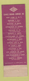 Matchbook Cover - Bruning Drafting Architect Supply WEAR