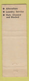 Matchbook Cover - Williams Cleaners Amarillo TX WEAR