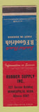 Matchbook Cover - BF Goodrich Rubber Minneapolis MN WEAR