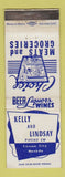 Matchbook Cover - Kelly and Lindsay Grocery Carson City NV