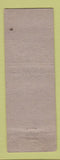Matchbook Cover - Lowrance's oil gas Gates Tires Brainerd MN WORN