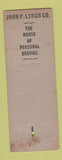 Matchbook Cover - John Lynch Laundry Dry Cleaning Supply Los Angeles CA SAMPLE