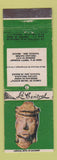 Matchbook Cover - La Central Mexican Artifact Tlatilco Mexico