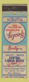Matchbook Cover - Sealy Mattress Central Liquor Denver Colorado WORN
