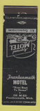 Matchbook Cover - Frankenmuth Motel MI WEAR