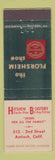 Matchbook Cover - Florsheim Shoes Hitshew Bootery Antioch CA