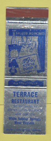 Matchbook Cover - Terrace Restaurant White Sulphur Springs WV WEAR