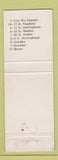 Matchbook Cover - Miss Kleen Berne IN WEAR