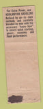 Matchbook Cover - Cities oil gas Hogans Flint MI WEAR