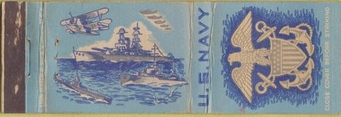 Matchbook Cover - United States Navy WEAR