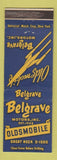 Matchbook Cover - Belgrave Oldsmobile Great Neck LI NY