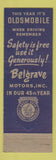 Matchbook Cover - Belgrave Oldsmobile Great Neck LI NY