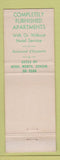 Matchbook Cover - Florasota Gardens Hotel Sarasota FL Monogram