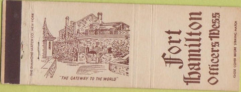 Matchbook Cover - Fort Hamilton Officers Mess
